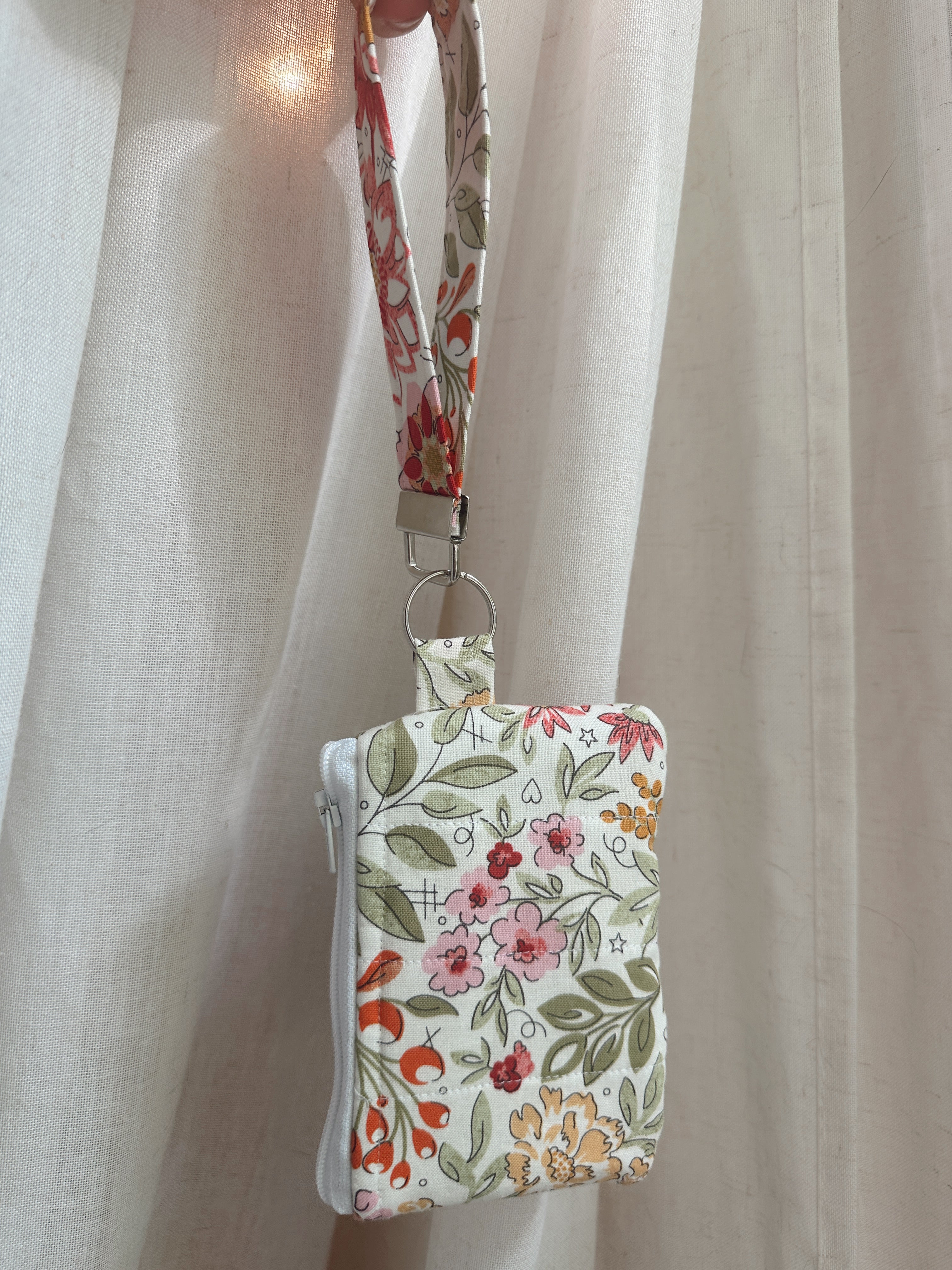 Floral Wallet Wristlet