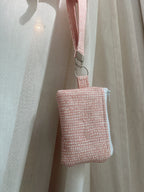 Pink Polkadots Wallet Wristlet